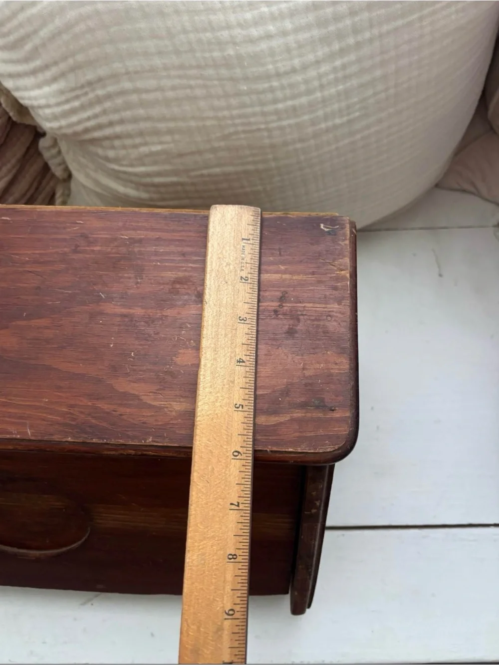 Vintage Wood Bread Box